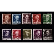 1952-53 - Berlin - AFA 91-100 - Frimærke - Stemplet.